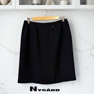 Nygård Collection, Petites Navy Blue Skirt, Size 10